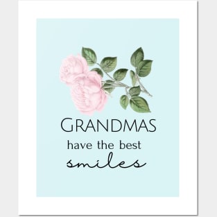 Grandmother Floral Design for Grandma Mug Posters and Art